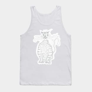 Frazzle cat (cut-out) Tank Top